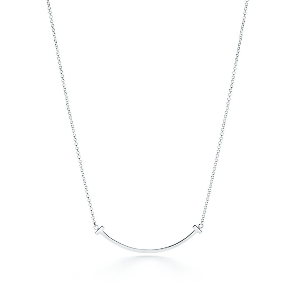Tiffany T Smile Necklace 16-18" | Sterling Silver